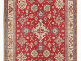 Red 8 X 10 area Rug E Of A Kind Derrall Hand Knotted Red Beige 8 X 10 Wool area Rug