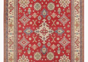 Red 8 X 10 area Rug E Of A Kind Derrall Hand Knotted Red Beige 8 X 10 Wool area Rug