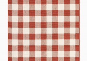 Red and Black Buffalo Check area Rug Leighty Plaid Hooked Red Ivory Indoor Outdoor area Rug