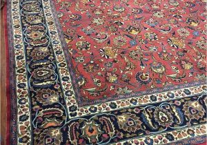Red and Blue Persian Style Rug Amazon Com Hand Knotted Persian Rug Real Wool Allover