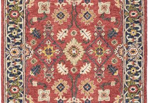 Red and Blue Persian Style Rug oriental Weavers Alfresco 28404 Red Blue area Rug