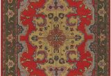 Red and Brown area Rugs Walmart European Pooja Collection area Rug In Red Brown and Rectangle Shape