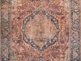 Red and Brown area Rugs Walmart Loloi Ii Layla Printed oriental Distressed Red Navy area Rug