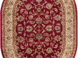 Red and Brown area Rugs Walmart Well Woven Barclay Sarouk Traditional oriental Red 5 3" X 6 10" Oval area Rug