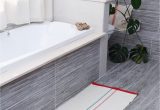 Red and Gray Bathroom Rugs [ En]linen and Hemp Bath Rug with Green and Red Stripes[ ]