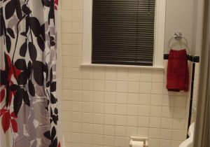 Red and White Bath Rug Black Red Gray & White Bathroom I Love It …