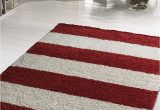 Red and White Striped area Rug Graphic Red & White Stripes Rug