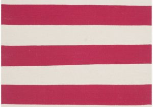 Red and White Striped area Rug Montauk Red & White Striped Contemporary area Rug