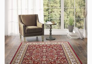 Red area Rugs Near Me Allen   Roth Koralin 8 X 11 Red Indoor Floral/botanical oriental area Rug