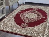 Red area Rugs Near Me Bazaar Emy Red/ivory 8 Ft. X 10 Ft. Medallion area Rug 1-hd2587 …