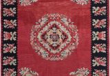 Red Black and Cream area Rug Bauxite Floral Handmade Flatweave Wool Red Black Cream area Rug