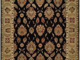 Red Black and Gold area Rugs Legazpi Hand Knotted Black Gold area Rug