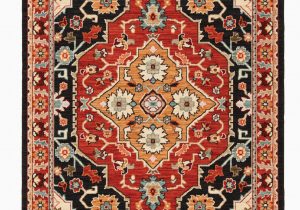 Red Black and Gold area Rugs Nereus oriental Black Red area Rug