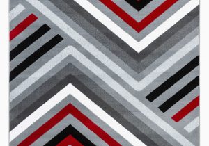 Red Black Grey area Rugs Summit Collection Abstract Gray Red Black and White area Rug Walmart
