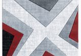 Red Black Grey area Rugs Zonia Red Black Gray area Rug