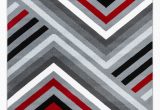 Red Black White area Rug Summit Collection Abstract Gray Red Black and White area Rug Walmart