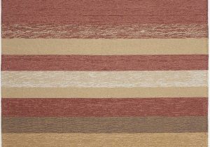 Red Brown and Tan area Rugs 5 X 7 6" Red Tan Black Striped Hand Tufted Wool China