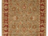 Red Brown and Tan area Rugs Anthea Handmade Floral Tan Red area Rug 9 X12