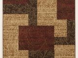 Red Brown and Tan area Rugs Cottage area Rugs Rosemont Red Medium Rug