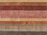 Red Brown and Tan area Rugs Stonover Striped Hand Knotted Red Brown area Rug