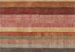 Red Brown and Tan area Rugs Stonover Striped Hand Knotted Red Brown area Rug