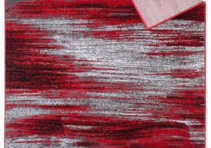 Red Grey and Black area Rugs Red Grey Silver Black Abstract Contemporary Modern Design