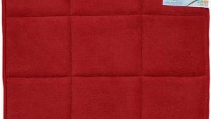 Red Memory Foam Bathroom Rugs Red Memory Foam Bath Mat area Rug Non Skid Absorbent 17 X 24 or 20 X 30 Square Box 17×24