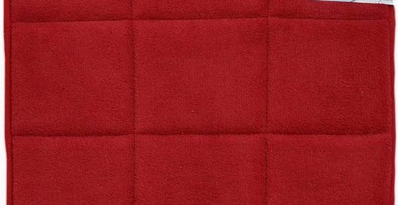 Red Memory Foam Bathroom Rugs Red Memory Foam Bath Mat area Rug Non Skid Absorbent 17 X 24 or 20 X 30 Square Box 17×24