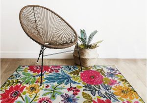 Rent A Center area Rugs My Magic Carpet Floral Bloom Multicolor 3 Ft. X 5 Ft. Floral …