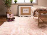 Rent A Center area Rugs Super area Rugs Serene Silky Faux Fur Fluffy Shag Rug Light Pink 5′ X 7′ Sar-ser01-light-pink-5×7 – the Home Depot