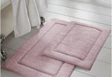 Rose Colored Bathroom Rugs 2 Piece Non Slip Cotton Bath Rug Set 17 X 24 X 34
