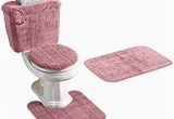 Rose Colored Bathroom Rugs Amazon Com 5 Piece Rose Pink Bathroom Rug Set Includes