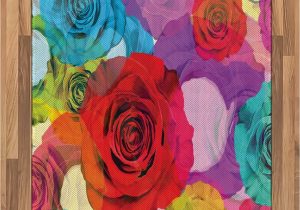 Roses Department Store area Rugs Amazon Lunarable Rose area Rug Various Colorful Roses