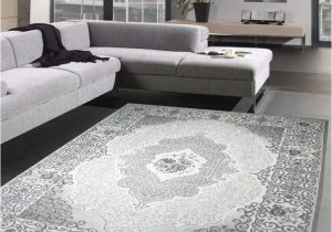 Roses Department Store area Rugs Living Room Rug Classic Carpet oriental with Roses Gray Size 120×170 Cm