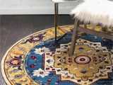 Round area Rugs 5 X 5 Blue 5 X 5 Geor Own Round Rug area Rugs