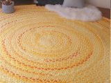 Round Bathroom Rugs for Sale Yellow Braided Rug Made to order with Pops Of orange