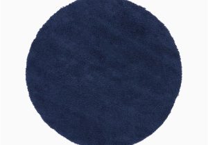 Round Dark Blue Rug Nourison Floor Coverings Malibu Shag Msg01 Dark Blue 4′ Round area …