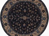 Round Navy Blue area Rug Navy Blue Round 8×8 Oushak Agra oriental area Rug