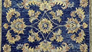 Royal Blue and Gold area Rug Amazon Blue and Gold Royal Jacobean area Rug Furniture