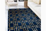 Royal Blue and Gold Rug Navy Blue and Gold Rug Wayfair