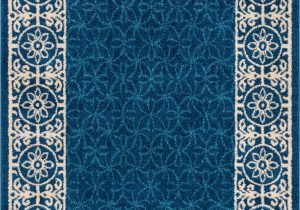 Royal Blue and Grey area Rug Otterville Geometric Royal Blue Ivory area Rug