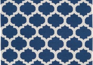 Royal Blue and White area Rugs Surya Frontier Ft 84 Royal Blue Ivory area Rugs