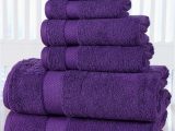 Royal Purple Bath Rugs Love This Royal Purple Egyptian Cotton Six Piece towel Set