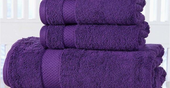 Royal Purple Bath Rugs Love This Royal Purple Egyptian Cotton Six Piece towel Set