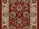 Rubber Backed 3×5 area Rugs New Tabriz Red Floral Design Rubber Backed Durable area Rug