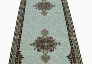 Rubber Backed area Rugs 4×6 Persian Medallion Spa Blue area Rug Slip Skid Resistant Rubber Back 7 X 9 Rug