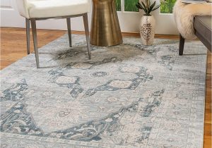 Rug Adhesive for area Rugs Natural area Rugs Vintage oriental Rug Sarafina Collection Polypropylene Rug Imported From Turkey Blue 6 X 9
