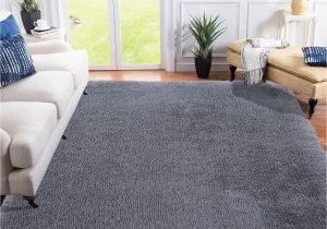 Rug and Home area Rugs Xsivod Large Grey Rug Living Room, Ultra soft Bedroom Rugs area Rugs for Living Room Floor Carpet, Luxury Fluffy Shag Lounge Rug Ideal for Bedroom, …