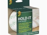 Rug Tape Bed Bath Beyond Duck Brand Hold-it for Rugs 2.5 In. X 25 Ft. White Carpet Tape