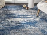 Rugs Blue and Gray Casandra Dunescape Modern Blue Grey Rug